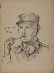 Portrait Sketch - Ltc W.j. Mccaffrey