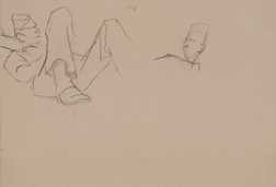 Sketches of Resting Soldiers