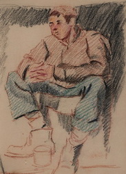 Seated Soldier with Cup