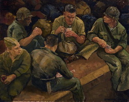 Soldiers Playing Cards