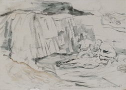 Study for Blood Transfusion, Omaha Beach