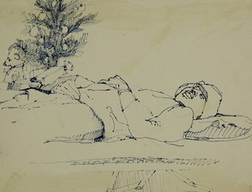 Two Field Sketches (Individuals)