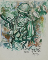 Member Of 4th Division On Ambush Patrol