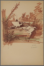 Armored Vehicle In Jungle Clearing