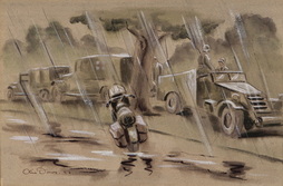 Regimental Command Post On Maneuvers