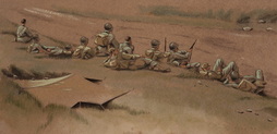 Rangers Resting Before Patrol