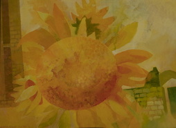 Sunflowers and Chapel