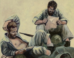 Soldiers Reading