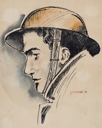 Untitled profile of soldier