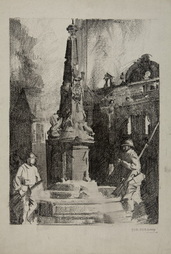 Monument With Soldiers