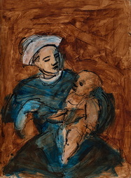 Woman Holding Child