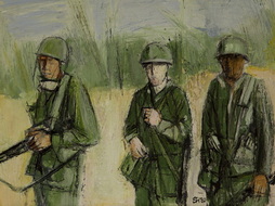 Three Soldiers From Exercise Bald Eagle