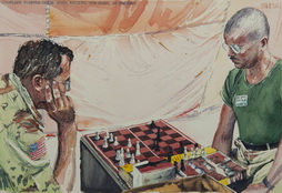 Chaplain Playing Chess with Patient...