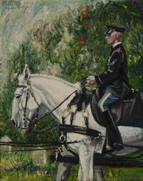 Soldier On A White Horse