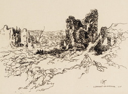 Ruins Of Clermont In Argonne