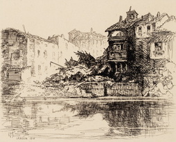 Untitled River and Destroyed Building