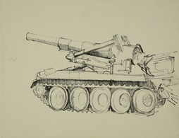 Sketch of Artillery Piece