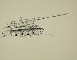 Sketch of Artillery Piece