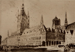 Cloth Hall Of Ypres, Belgium