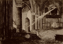 Interior Of Ruined Church At...