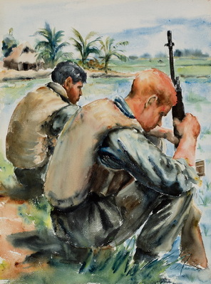 Soldiers Resting (Ten Minute Break)