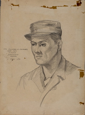 Portrait Sketch - Sfc Richard G. Shinners