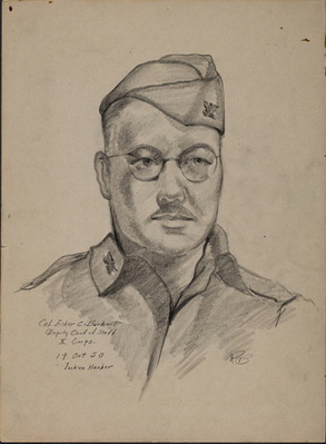 Col Esher C. Burkart Deputy Cofs, X Corps