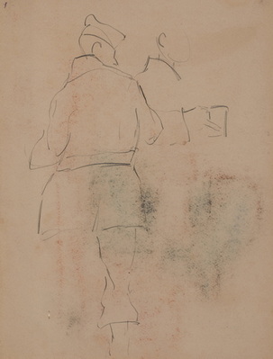 Sketch of Two Soldiers