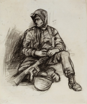 Soldier Resting