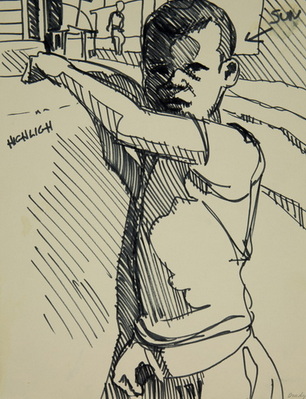 Sketch of Thai Boy