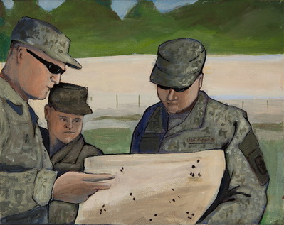 Soldiers and Map