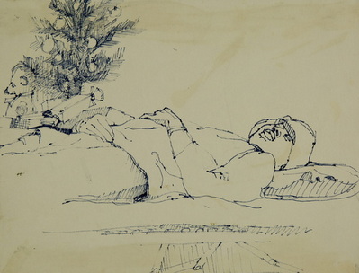 Two Field Sketches (Individuals)