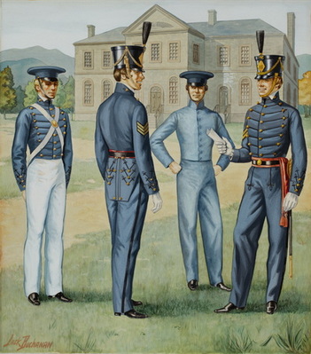 U.s. Army Uniforms, Four Cadets, Dress Uniforms