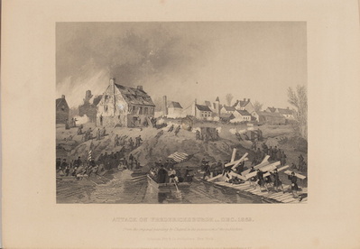 Attack on Fredericksburg - Dec. 1862.