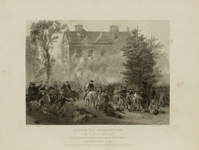 Battle of Germantown, Attack on Judge Chew's House