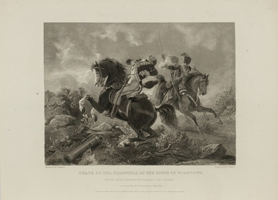 Death of COL. Scammell at the Siege of Yorktown