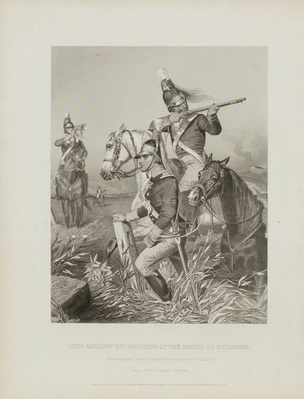 Lee's Cavalry Skirmishing at the Battle of Guilford