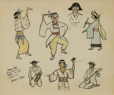 Oriental Musicians and Dancers