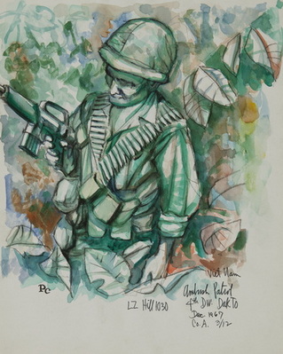 Member Of 4th Division On Ambush Patrol