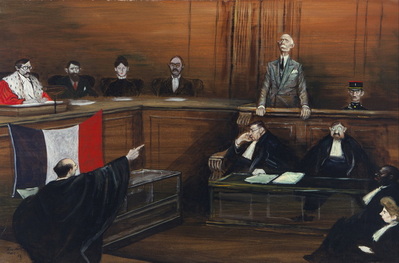 Trial Of Stephan E. Lauzanne,ex-editor Of Le Matin