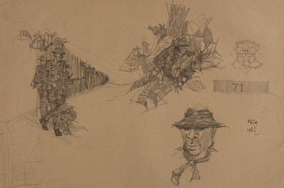 Sketches of 5th S.F. And CIDG