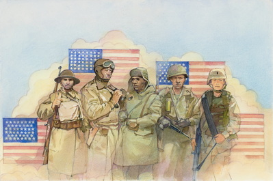 Soldiers of History: Cover Illustration for CMH Book