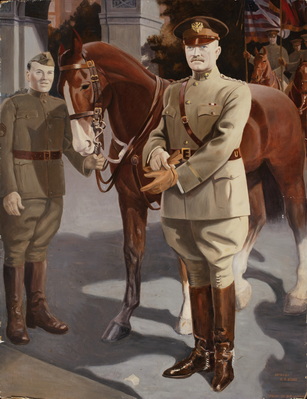 Gen Pershing And Aide