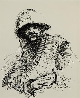 Soldier With Hands Folded (portrait)