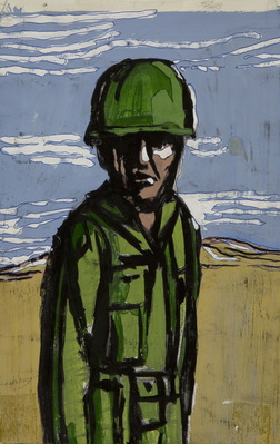 Soldier In The Desert