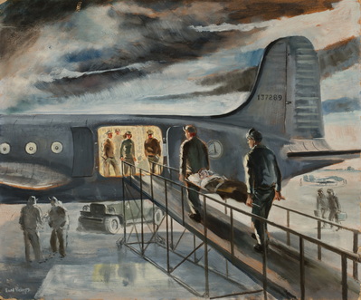 Patients Being Loaded On C-54