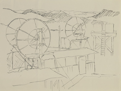 Sketch of Radar Dishes