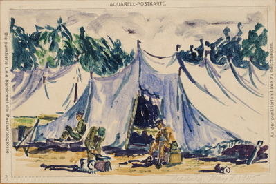 Camp Scene Near Moosburg