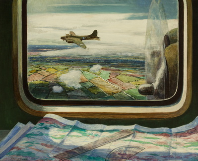 From The Navigator's Window Of A Flying Fortress