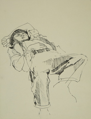 Sketch of Sleeping Soldier